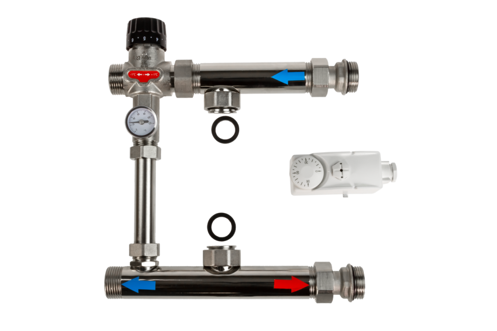 Узлы смешения для напольного отопления